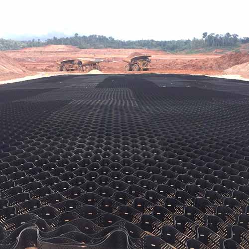 150mm 200m height Gravel Stabilizer Grid HDPE Geocell retaining wall for land stabilization