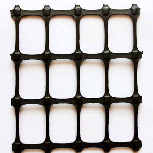 Fiber glass steel plastic pp pet composite geogrid with geotextile for road construction