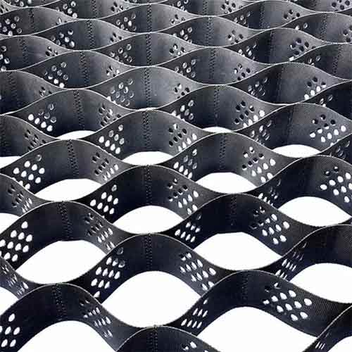 High-Strength Welding Geocell Mixed Retaining Wall Used to Prevent Landslides and Loaded Gravity